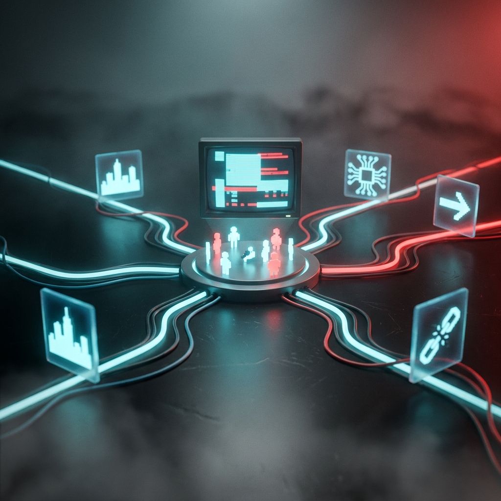Branching paths illustrating flexible approval routing across teams