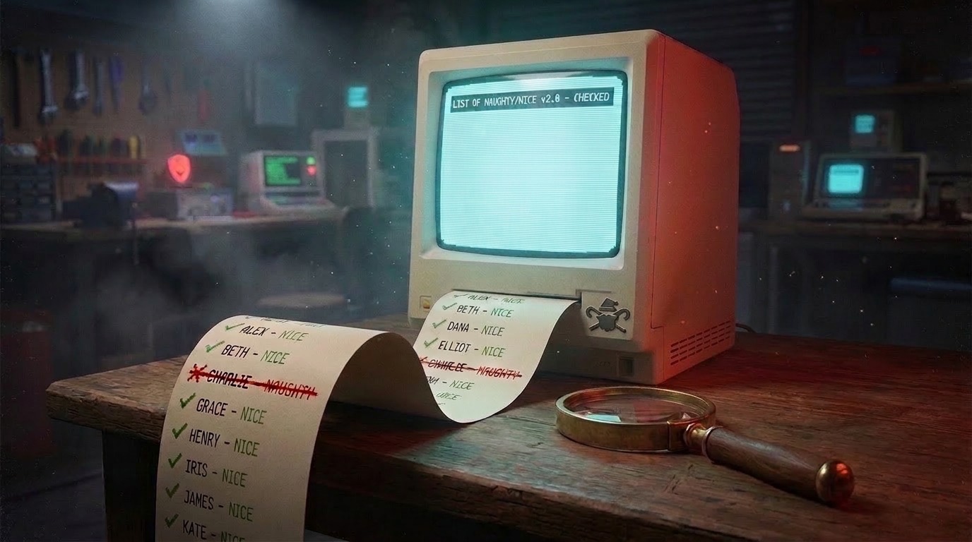 Apple made a list. Santa still checks it twice