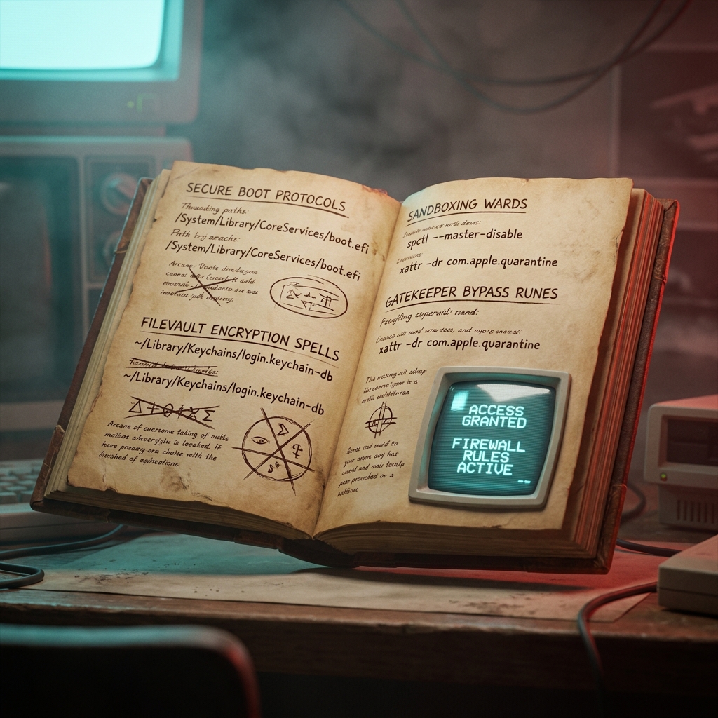 A weathered cookbook of macOS file-access rules